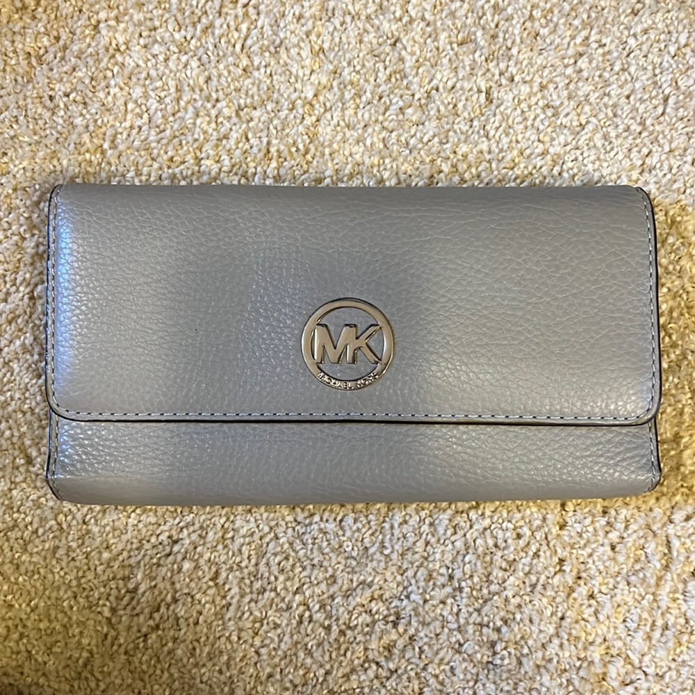 Gray Michael Kors Wallet